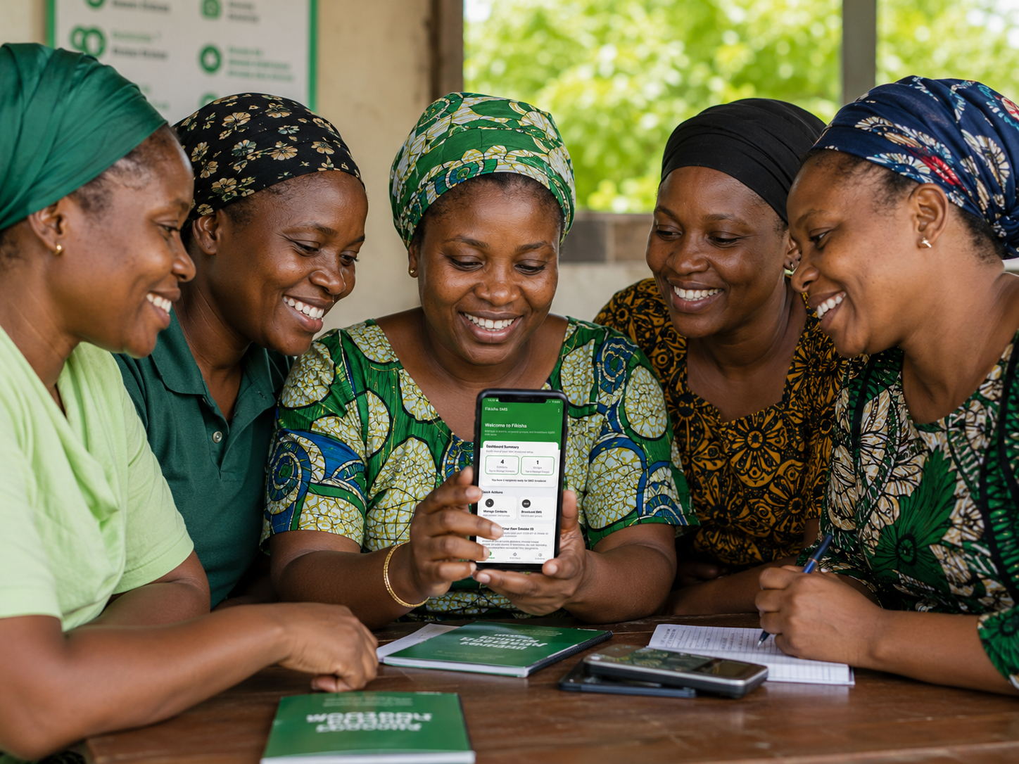 Community group using Fikisha SMS App for group SMS communication